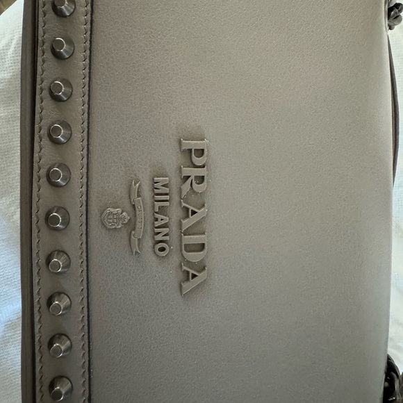 Prada Glace Calfskin Studded Crossbody⭐️❤️ - Picture 12 of 16